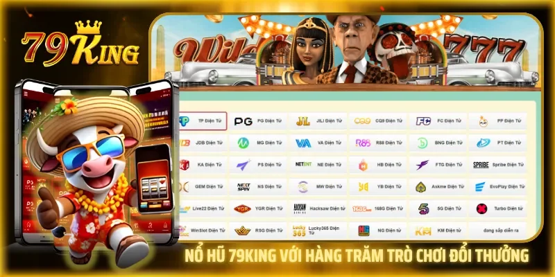 Kho trò chơi phong phú mang đến nhiều chủ đề đặc sắc và hiệu ứng giải trí hấp dẫn