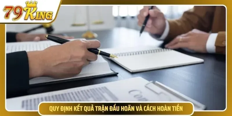 Cách xử lý vé cược khi trận đấu bất ngờ bị hoãn