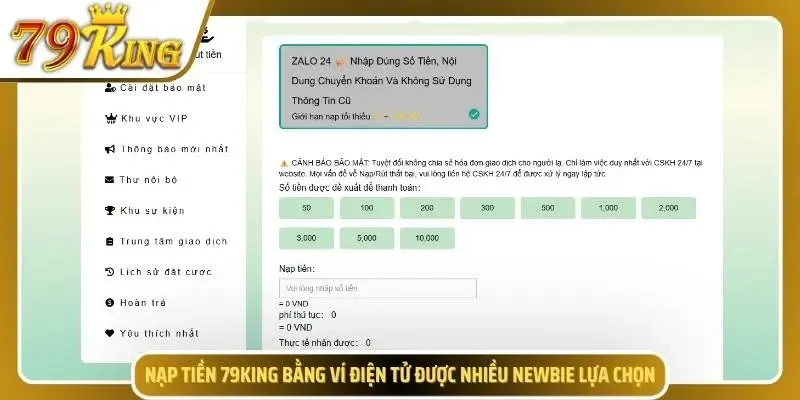 Thanh toán bằng ví điện tử được nhiều newbie lựa chọn